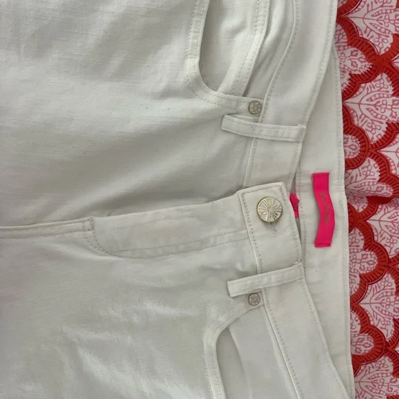 Lilly Pulitzer White Jeans - Picture 8 of 9